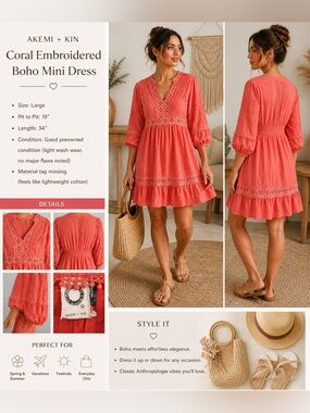 Akemi + Kin | Dresses | Akemi Kin Anthropologie Dress Smocked Stripe Ruffle  Sleeveless Size Large | Poshmark